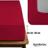 Komfortec Jersey Fitted Sheet 140 x 200 cm, 100% Cotton,