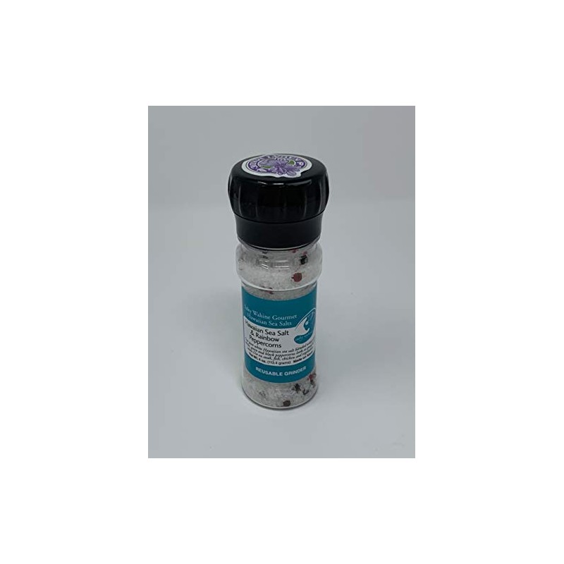 Salty Wahine Hawaiian Sea Salt & Rainbow Peppercorns