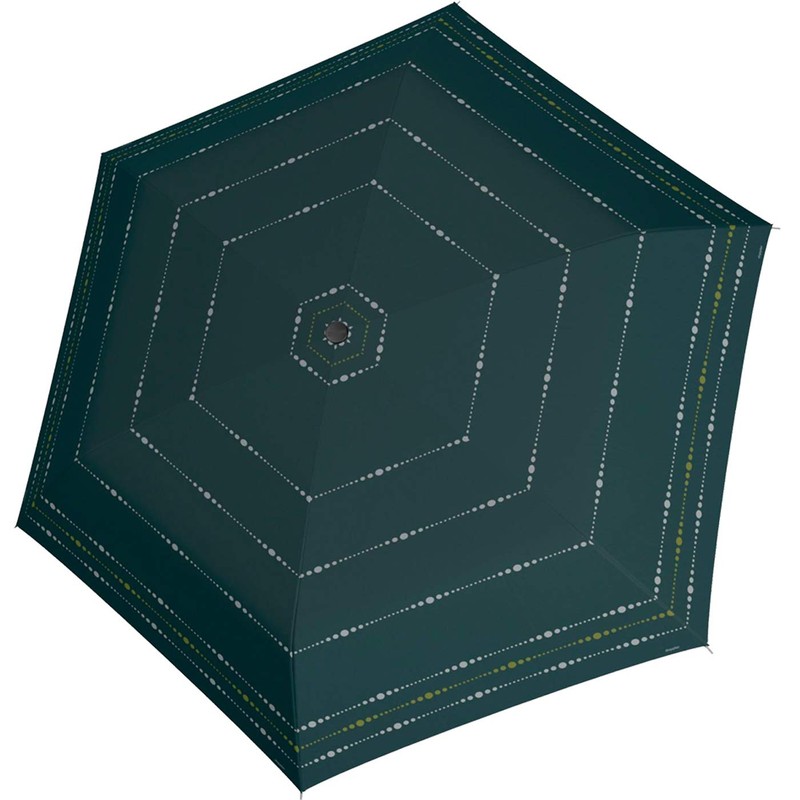 Doppler Fibre-Coloured Pocket Umbrella Havana Sydney, Green