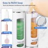 Shampoo and Conditioner Dispenser,Shower Dispensers 3 Chamber No Drill Shower