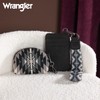 Wrangler Aztec Keychain Wristlet Wallets for Women Western Dual Pouch