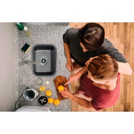 Meer Tarja Sencilla Para Submontar, 59 Cm X 45 Cm Gris Obscuro