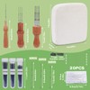 OEHPICC 128 Pcs Needle Felting Tools, 6×6 Inch Wool Feting