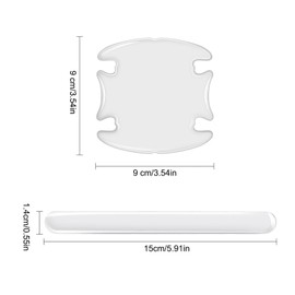 Car Door Handle Film - Car Door Handle Film Scratch Protective Handle Sticker | Anti-Scratch Car Door Protector Sticker Fit Door Handle Paint Guard Helves