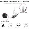 Fenshine Cluster Eyelash Extensions 240pcs 20D/40D Cluster Eyelashes Mixed, 0.07