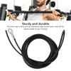 Pulley Cable Steel Fitness Cable Black Adjustable Strong Coated Pulley