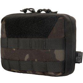 OneTigris MOLLE Pouch, Tactical Admin Pouch Belt EDC Tool Organizer Zippered Utility Waist Pack 7.5"x5"x2"