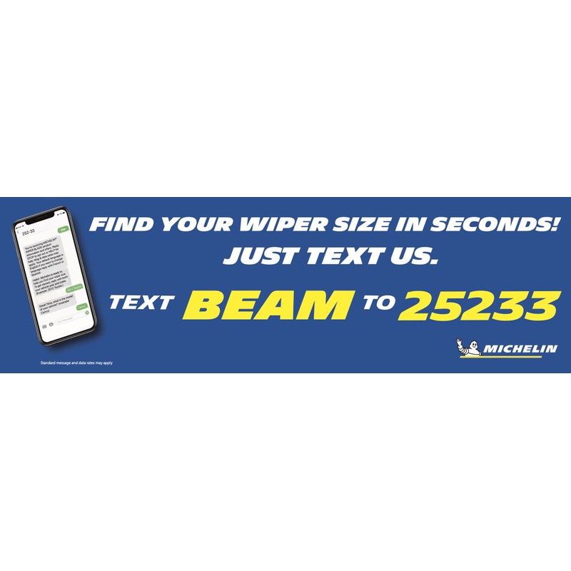 Michelin 14621 Radius Premium Beam With Frameless Curved Design 21"