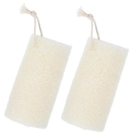 FOMIYES Bath Loofah for Shower Bath Exfoliating Scrubbers Set 2 Pack Natural Bathing Balls