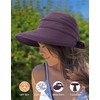 Beach Hats for Women Summer 2 in 1 UPF 50+