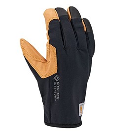 Carhartt Men's Gore-Tex Infinium Synthetic Leather Secure Cuff Glove Black Barley Large