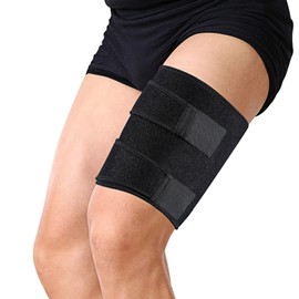 Thigh Bandage Thigh Support Thigh Bandage Compression Adjustable with Velcro Fastener and Non-Slip Strap Support Compression Sleeve Protective Cover