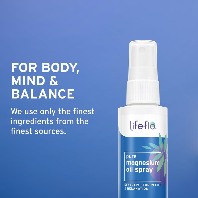 Life-Flo Pure Magnesium Oil for Feet and Body - 100%