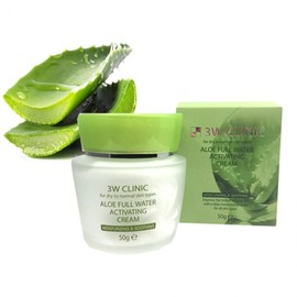 3W Aloe Full Water Activating Ultra-Moisturizing Cream 50g 2ea