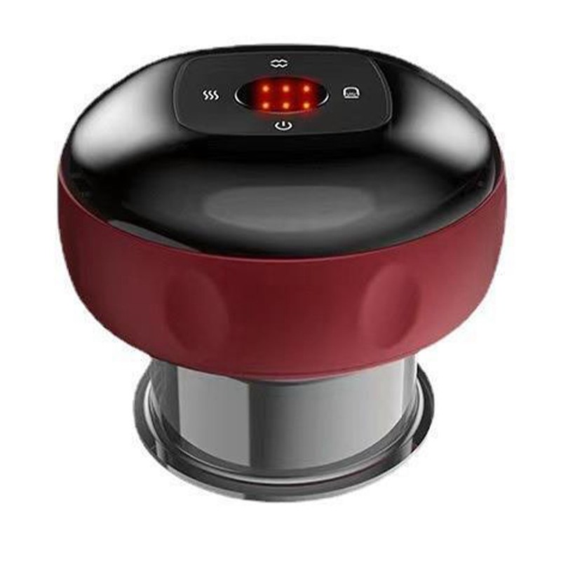 Smart Vacuum Cupping Cup Six Levels USB Charging Red Temperature