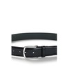 BOSS Men's Claus-Tx-St Sz35 Padded Italian Leather Belt with Logo