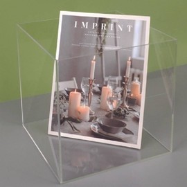 (250) Acrylic application box multi-purpose transparent box lottery box open type