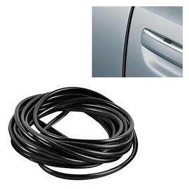UHANBUT 16Ft (5M) Car Door Edge Protector, Anti-Collision Car Door Entry Guard Protective Strip, No Glue Automotive Trim Doors Edge Guard (Black)