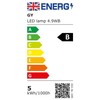 GY GY GU10 LED Kaltweiss Lampe 4.9W 790 Lumen 6500K