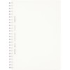 Kokuyo SV538WT-T Soft Ring Notebook, Clear, 80 Sheets, A5, Grid