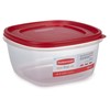 Rubbermaid Easy Find Lids Food Storage Container, 14 Cup, Red