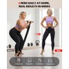 Abahub Ligas de Resistencia para Ejercicio con Pedal y Mango
