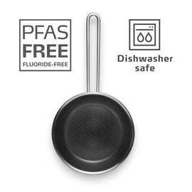 EVA-TRIO | Mosaic frying pan 9.5 Inch ceramic non-stick Slip-Let® coating | Heat-resistant up to 400 °C | Dishwasher & Oven Safe | Danish Design & Functionality