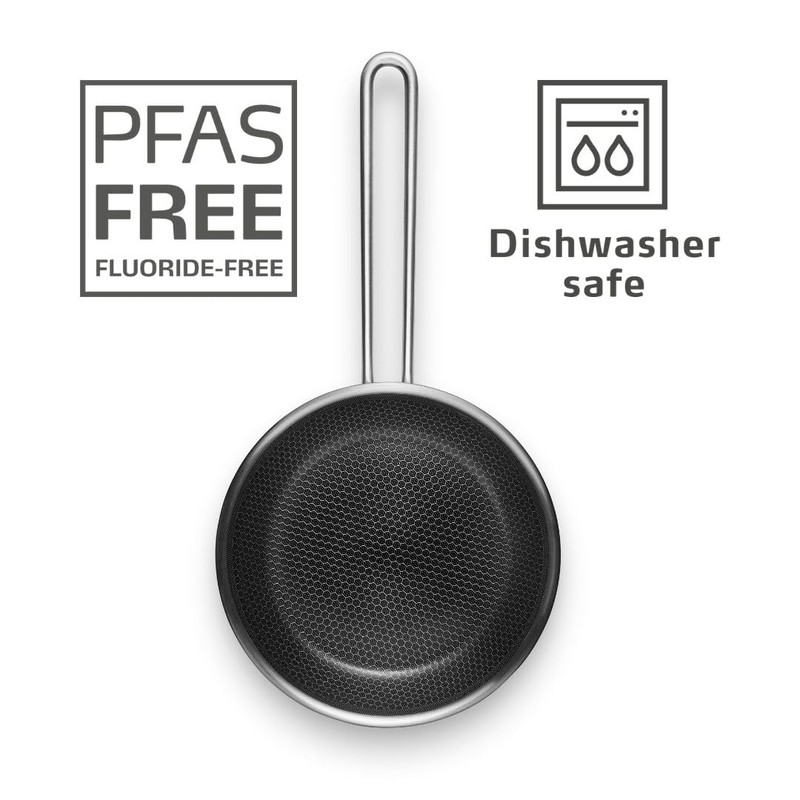 EVA-TRIO | Mosaic frying pan 9.5 Inch ceramic non-stick Slip-Let®