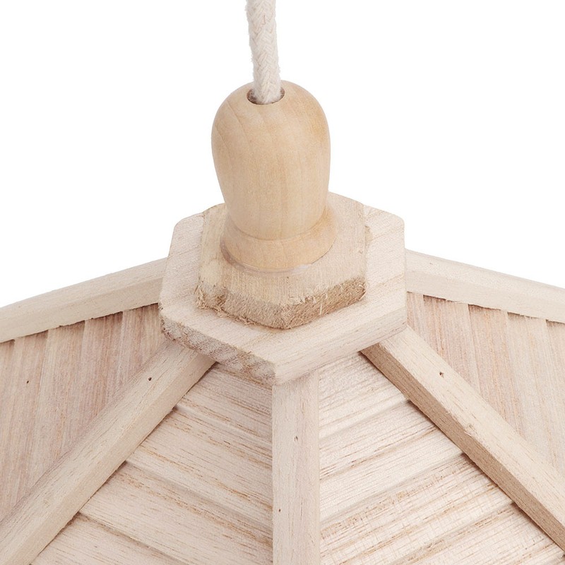 Outdoor Durable Wooden Plastic Hanging Transparent Bird Feeder House Food