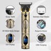 AMULISS Professional Mens Hair Clippers Zero Gapped Cordless Hair Trimmer