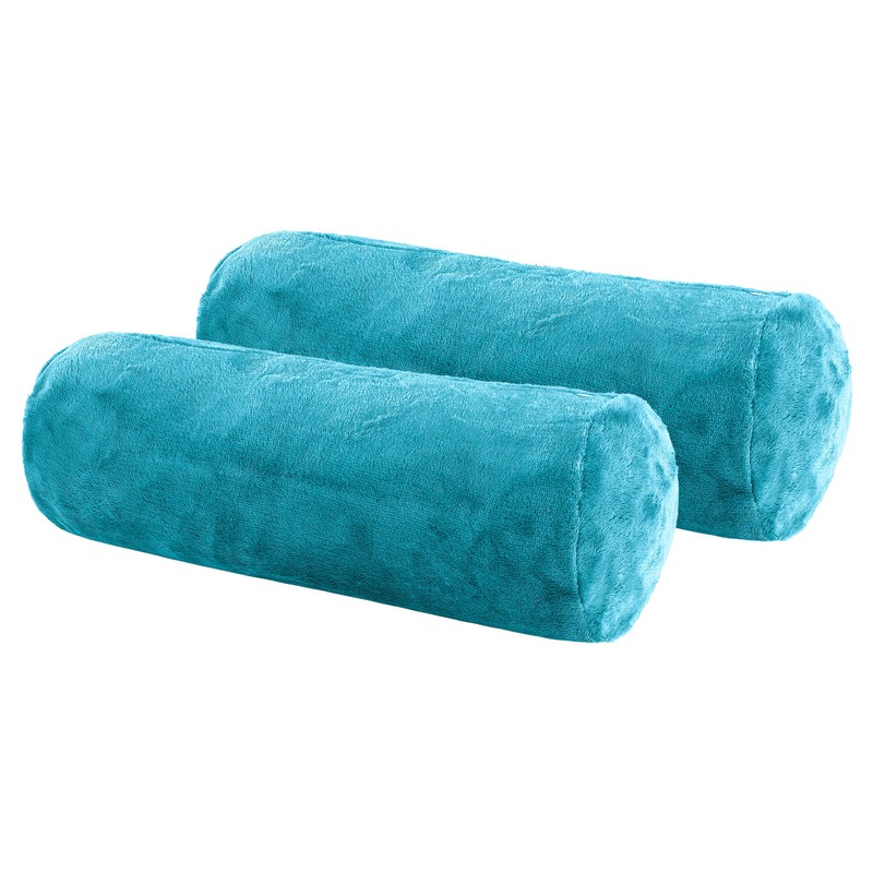 BaSaTex Pack of 2 Bolster Cushion Covers 15 x 40