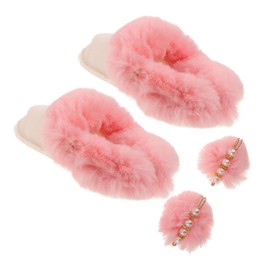 WOONEKY Luxurious Plush Liner for Women's Shoes Warm Furry Insoles for Winter Slipper Inserts Windproof and Easy to Wash Comfortable Fit Size 38-39