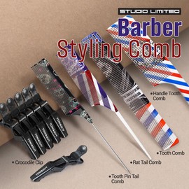 Studio Limited Barber Shop Combs (12 Pcs)