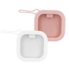 ANCLLO 2 Pieces Hair Scrunchie Organizer Holder Box Jewelry Organizer