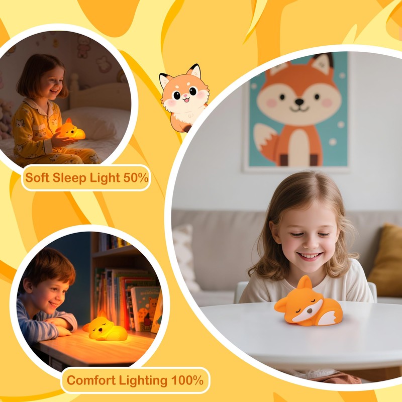 OkiyiD Night Light for Baby Nursery, LED Room Lighting (Color11)