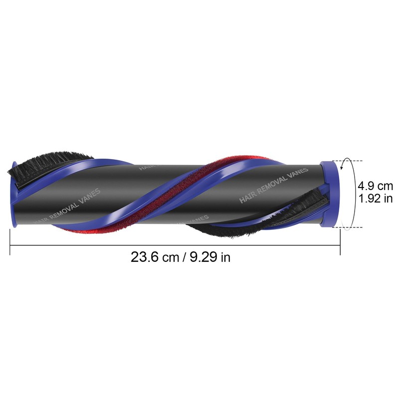MOPEI Torque-Drive Brush Roller and End Cap for Dyson V11