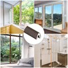 uxcell Door Frame Weather Stripping, 21Ft Long 0.35" Wide Self