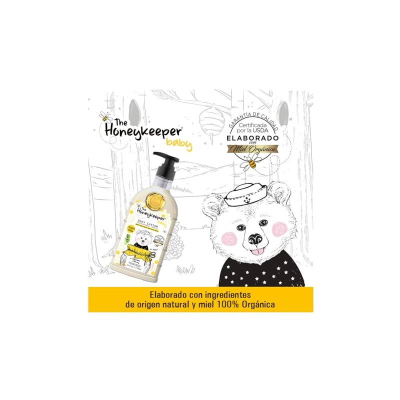 The Honeykeeper BODY LOTION OATMEAL AND HONEY 414ML KIDS