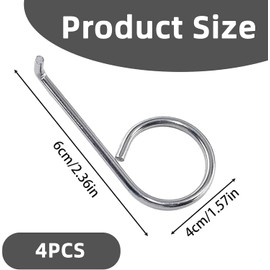 Set of 4 wheel nut caps puller, wheel nut caps, wheel bolt caps tool, stainless steel cap disassembly tool hook, puller hook, wheel bolt caps, rim cap pliers, puller hook, cap puller