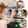 EUDEMON 5 Pack Baby Safety Gas Stove Knob Locks,Childproof Lock