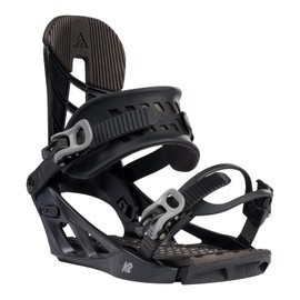 K2 Sonic Mens Snowboard Bindings, Black, XL