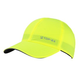 TOPEX XL/XXL Waterproof Baseball Cap Men Running Cap Women Summer Cap Sun Hat Baseball Cap Sports Golf Tennis Cap Running Cap UV Protection, tx94580_Luminous Green, XL - XXL