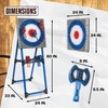EastPoint Original Axe Throwing Game Set – Steel Frame Target