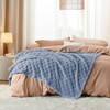 Bedsure Fleece Throw Blanket for Sofa - Soft Checkered Single