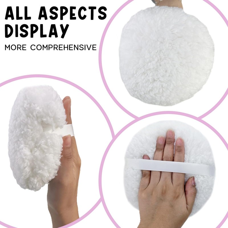 Large Powder Puff, Body Large Powder Puff, Soft and Fluffy