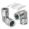 Bwintech 2 Pcs 10mm 90 Degree Elbow Push to Connect
