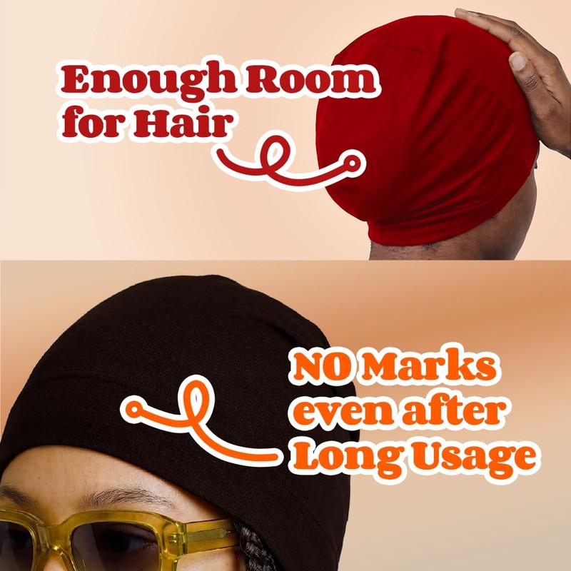 Beauty Town Dreadlock Cap for Men & Women - Extra
