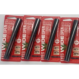 Revlon 4PK Revlon So Fierce Eyes Wide Open Mascara ~ 101 Blackest Black ~ 0.24 FL OZ EA