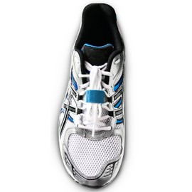 LaceKeeper 1 (Blue) /The Best Way to Keep Your Shoelaces Tied–Lace Lock Device