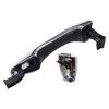 ApplianPar Front Passenger Side Exterior Door Handle Chrome for Kia